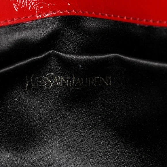 SAINT LAURENT Belle De Jour Clutch Red - Picture 7 of 11